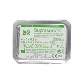 Suprasorb C - коллагеновая впитывающая повязка для поверхностных ран, 4x6 см