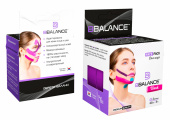 BBTape Face Pack - кинезио тейп для лица, шелк, фиолетовый, 2,5 см x 5 м, 2 шт.