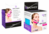 BBTape Face Tape - кинезио тейп для лица, шелк, голубой, 5 см x 5 м