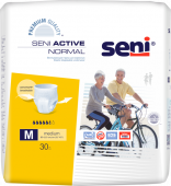 Seni Active Normal - впитывающие трусы для взрослых, M (2), 30 шт.