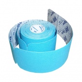 BBTape Pre-Cut - кинезио тейп, голубой, 5 см x 5 м, полоски по 25 см