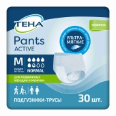 Tena Pants Active Normal - впитывающие трусы для взрослых, M, 30 шт.