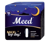 Meed Maxi Top Dry - гигиенические прокладки, 10 шт.