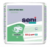 Seni Optima Trio - подгузники для взрослых с поясом, M, 10 шт.
