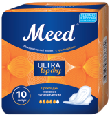 Meed Ultra Top Dry - гигиенические прокладки, 10 шт.