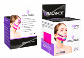 BBTape Face Pack - кинезио тейп для лица, хлопок, розовый, 2,5 см x 5 м, 2 шт.