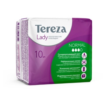 TerezaLady Normal - урологические прокладки, 10 шт.