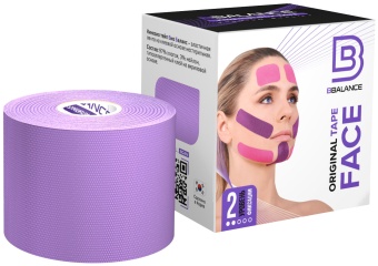 BBTape Face Tape - кинезио тейп для лица, хлопок, лайм, 5 см x 5 м