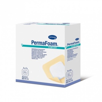 PermaFoam Сomfort - губчатая адгезивная повязка, 8х8 см