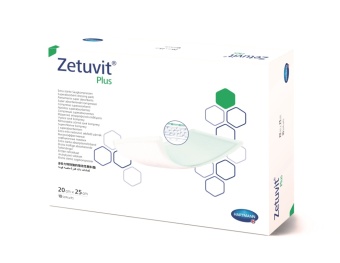 Zetuvit Plus - впитывающая сорбционная повязка, 20х25 см