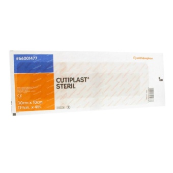 Cutiplast Sterile - самоклеящаяся абсорбирующая повязка, 30x10 см